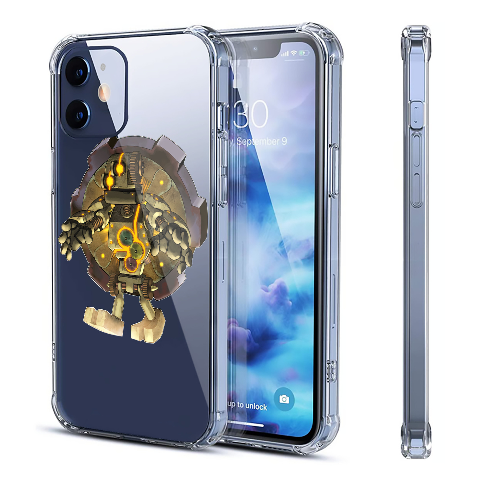 （画像用） 遊☆戯☆王 Yu-Gi-Oh! 【iPhone 12シリーズ対応】透明スマホケース（クリアソフトケース）